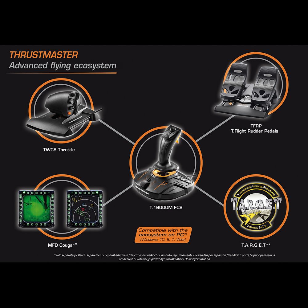 THRUSTMASTER 圖馬思特TFRP T.Flight Rudder Pedals專業飛行模擬方向舵