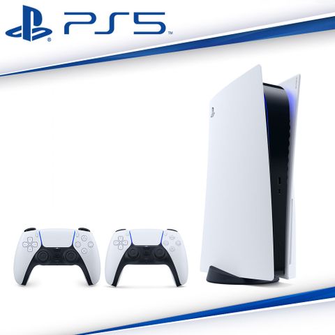 SONY PS5 PlayStation5 光碟版主機原廠雙手把組合