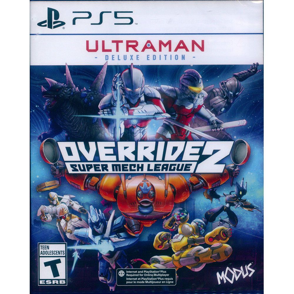 PlayStation PS5《Override 2: 超級機甲聯盟 奧特曼豪華版 Override 2: Ultraman Deluxe》中英日文美版