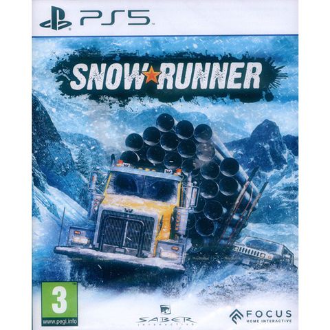 PS5《雪地奔馳 SnowRunner》中英文歐版