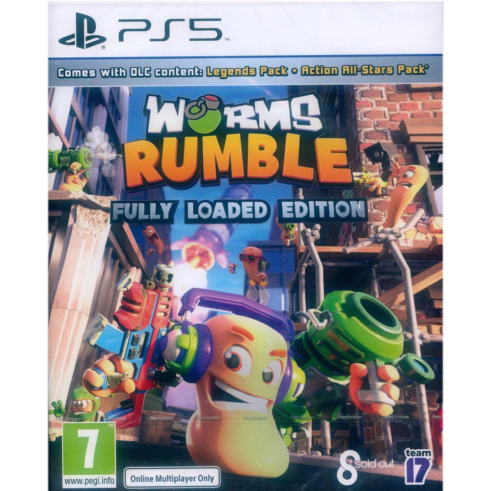 PS5《百戰天蟲大混戰完全版Worms Rumble - Fully Loaded Edition》中英