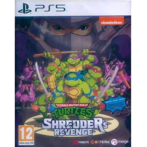 PlayStation PS5《忍者龜許瑞德的復仇 Teenage Mutant Ninja Turtles: Shredders Revenge》英日文歐版