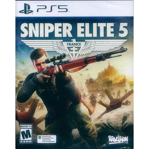 PlayStation PS5《狙擊之神 5 狙擊精英 5 Sniper Elite 5》中英日文美版