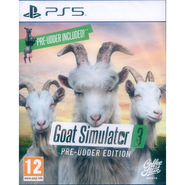 PlayStation PS5《模擬山羊 3 Goat Simulator 3 PRE-UDDER EDITION》中英日文歐版