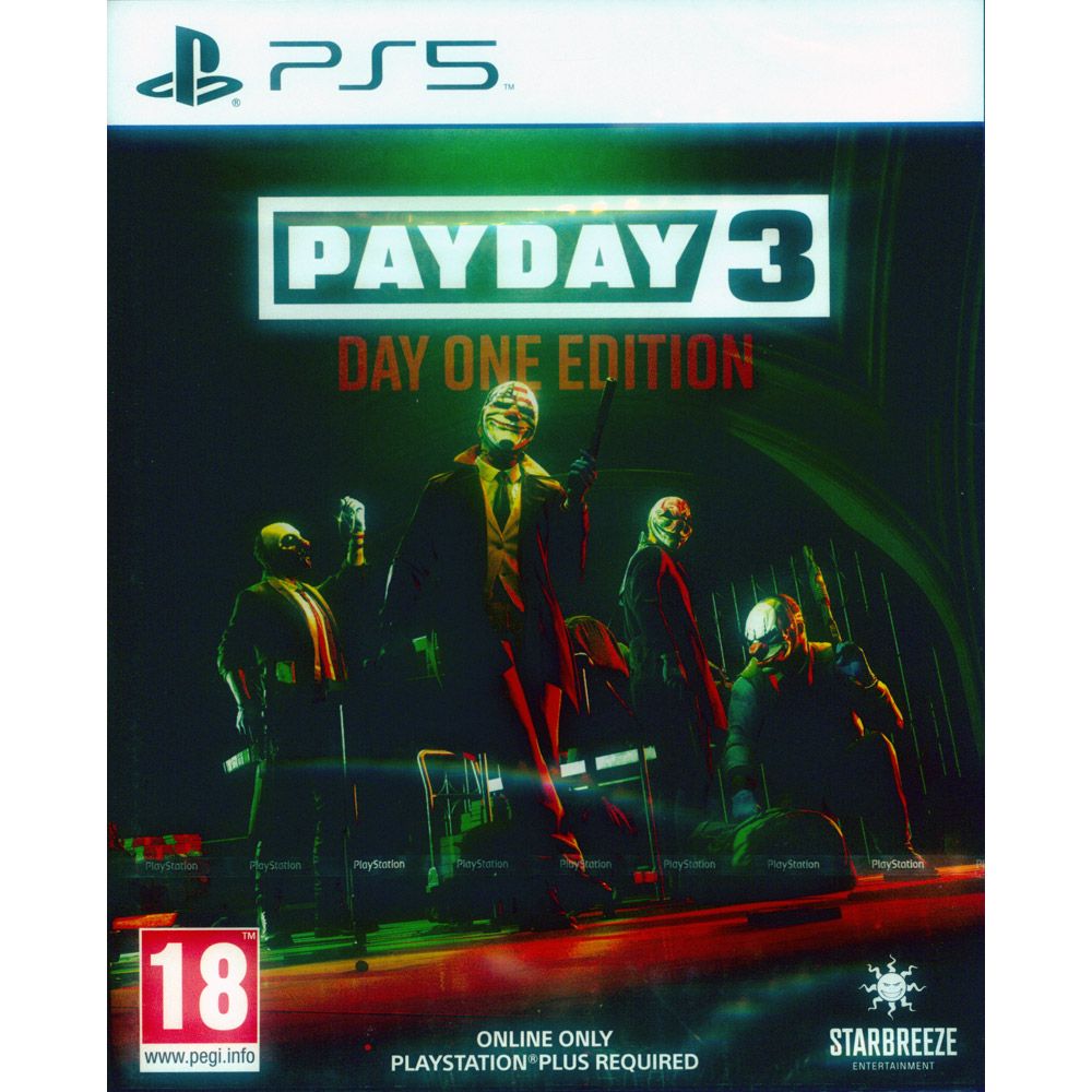 PS5《劫薪日3 首日版PAYDAY 3 DAY ONE EDITION》中英日文歐版- PChome