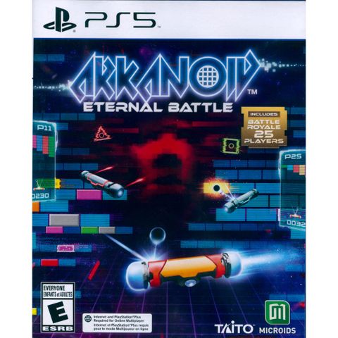 PlayStation PS5《打磚塊永恆之戰 Arkanoid Eternal Battle》中英日文美版