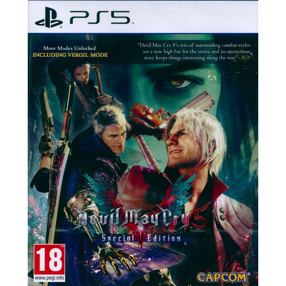 PlayStation PS5《惡魔獵人 5 特別版 Devil May Cry 5 Special Edition》英日文歐版