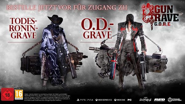 BESTELLE JETZT VOR FÜR ZUGNG ZUTODES-RONIN-GRAVEGRAVEG.O.R.E18 16     PC  RED A