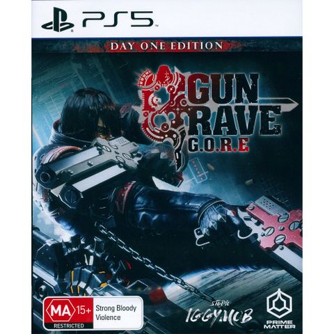 PlayStation PS5《槍神 G.O.R.E 首日版 Gungrave G.O.R.E - Day One Edition》中英日文澳版