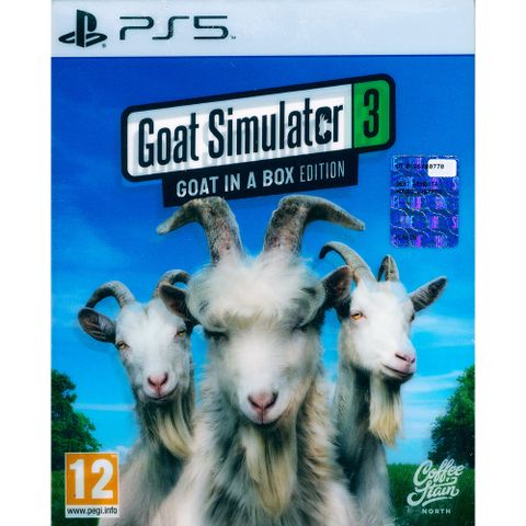 PlayStation PS5《模擬山羊 3 山羊玩偶限量版 Goat Simulator 3 Goat in a Box Edition》中英日文歐版