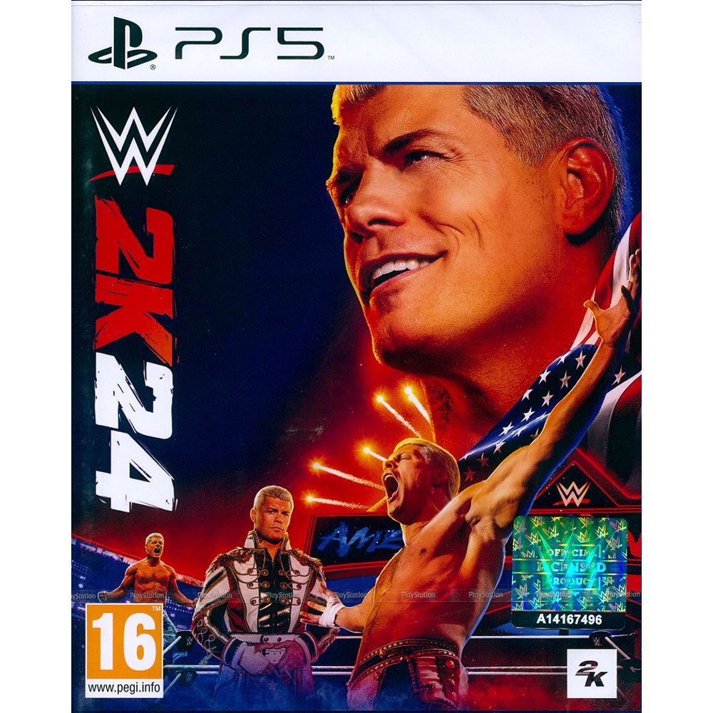 PlayStation PS5《WWE 2K24 美國勁爆職業摔角 2024》英文歐版