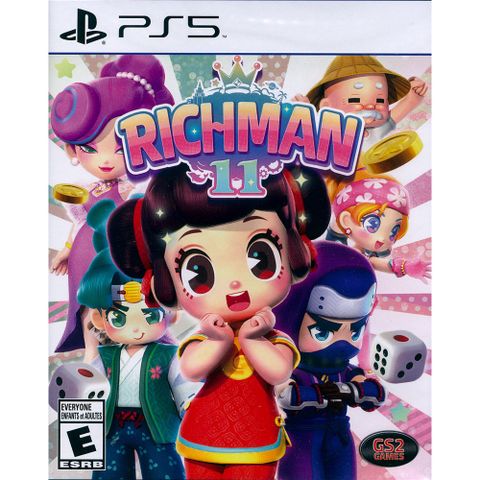 PlayStation PS5《大富翁11 RICHMAN 11》中英日文美版