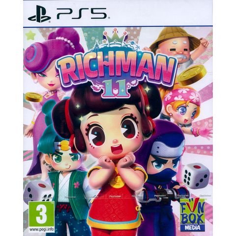 PlayStation PS5《大富翁11 RICHMAN 11》中英日文歐版
