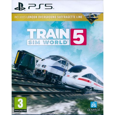 PS5《模擬火車世界5 Train Sim World 5》中英文歐版