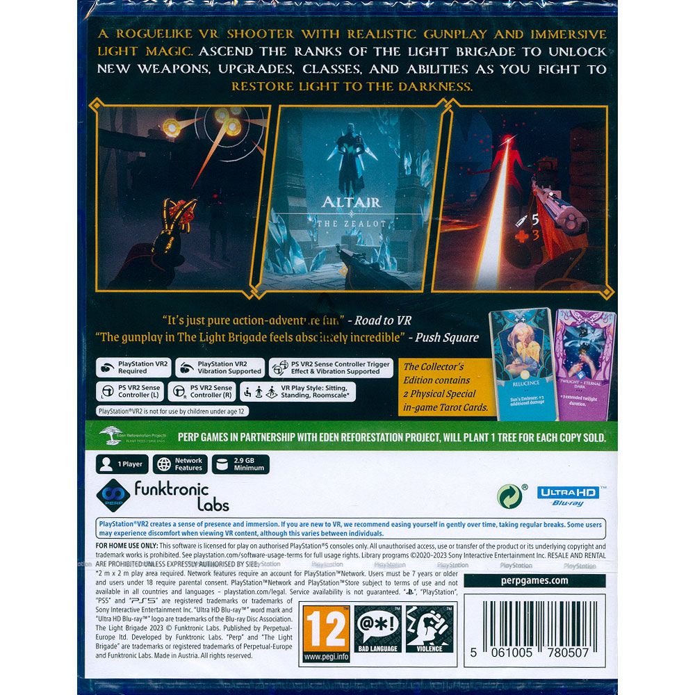 PlayStation PS5 PSVR2《光之旅團：收藏家版 The Light Brigade》中英日文歐版 PSVR2專用遊戲
