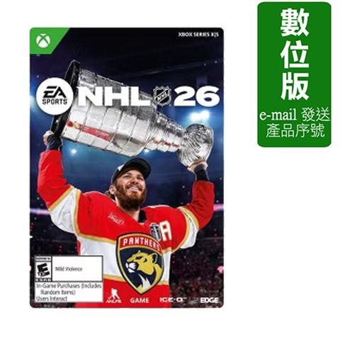 《EA SPORT M NHL 26》標準版/Xbox Series X|S適用