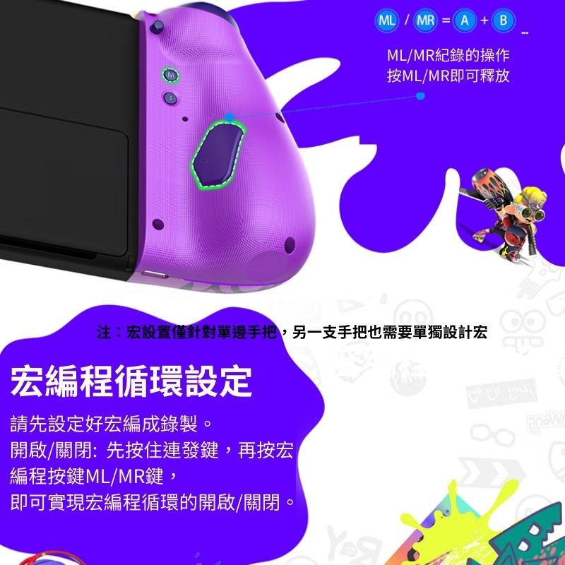 IINE 良值 【現貨即出】 NS Switch 菁英無線控制器 三代 薩爾達/漆彈主題 Joy-Con手把 L761 L767 L806