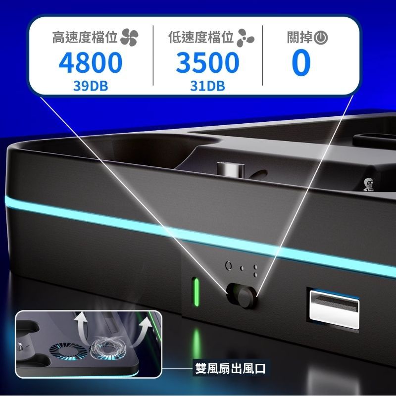 高速度檔位 低速度檔位關掉48039DB350031DB®0雙風扇出風口