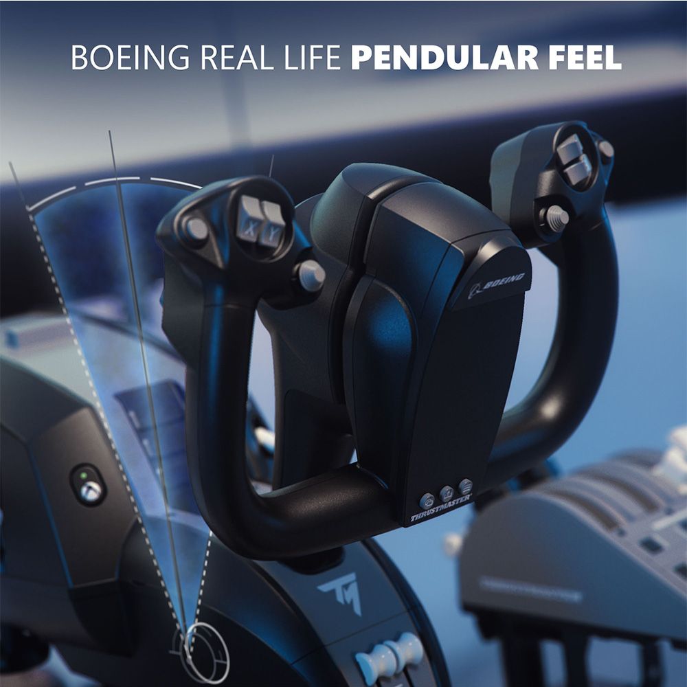 THRUSTMASTER 圖馬思特TCA Yoke Pack Boeing ED. 複刻波音787 飛行搖桿