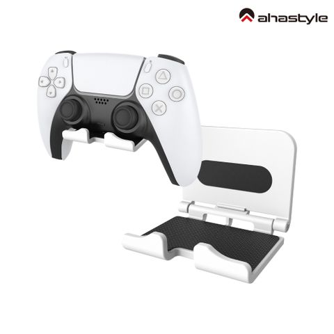 AHAStyle PS5搖桿/全罩式耳機通用支架 壁掛式ABS支架(單組入) 白色