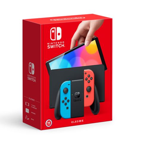 Nintendo Switch OLED 款式公司貨主機(電光藍0FB;電光紅)