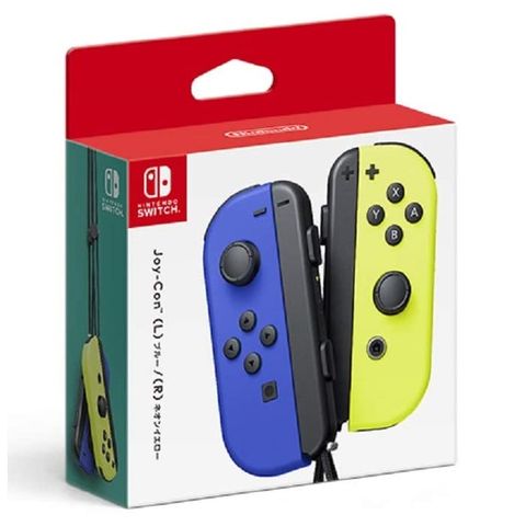 任天堂Nintendo Switch Joy-Con (藍黃色)原廠左右手把 台灣公司貨