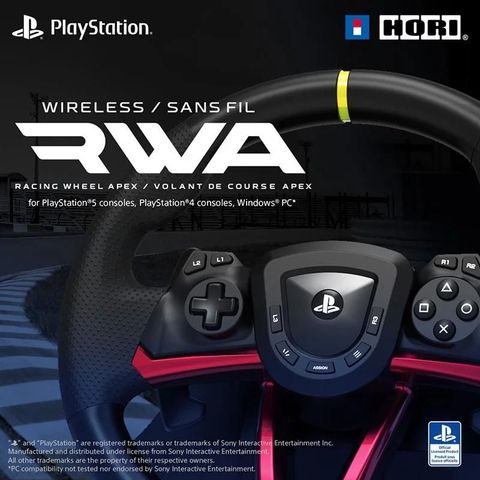 HORI 無線賽車方向盤 For PS5/PS4/PC SPF-022