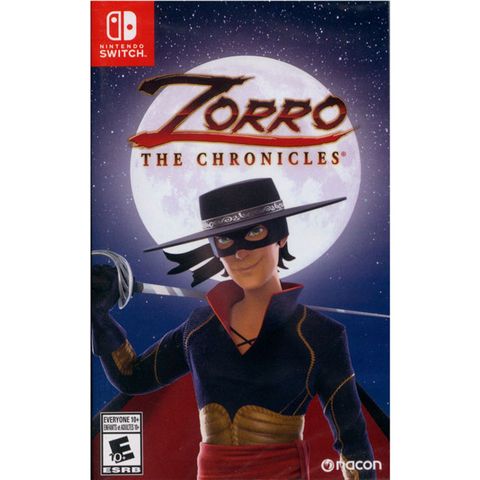 OHIOSPORT NS Switch《蒙面俠蘇洛 Zorro The Chronicles》中英文美版