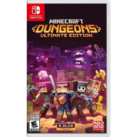 Nintendo 任天堂 Switch遊戲 Minecraft 地下城 Dungeons 我的世界 麥塊 終極版 國際外盒版 支援中文