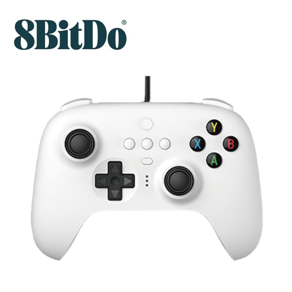 8BitDo 八位堂  獵戶座有線遊戲手把-白