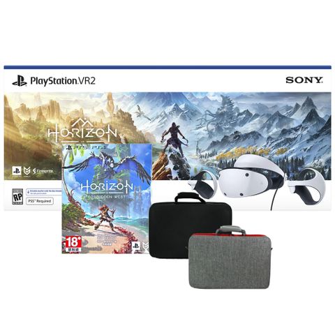 【PlayStation】PS5 VR2《地平線 山之呼喚》組合包 台灣公司貨 限量贈西域禁地PS5/PS4序號卡+PS5主機收納包
