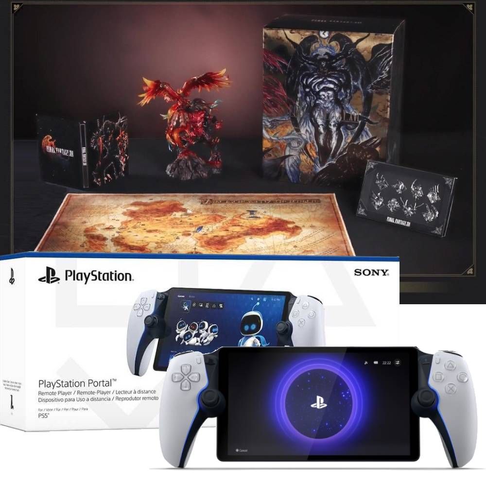 PlayStation Portal 遙控遊玩機 台灣公司貨 x PS5 太空戰士16 FINAL FANTASY XVI 典藏版(不含遊戲及數位內容)