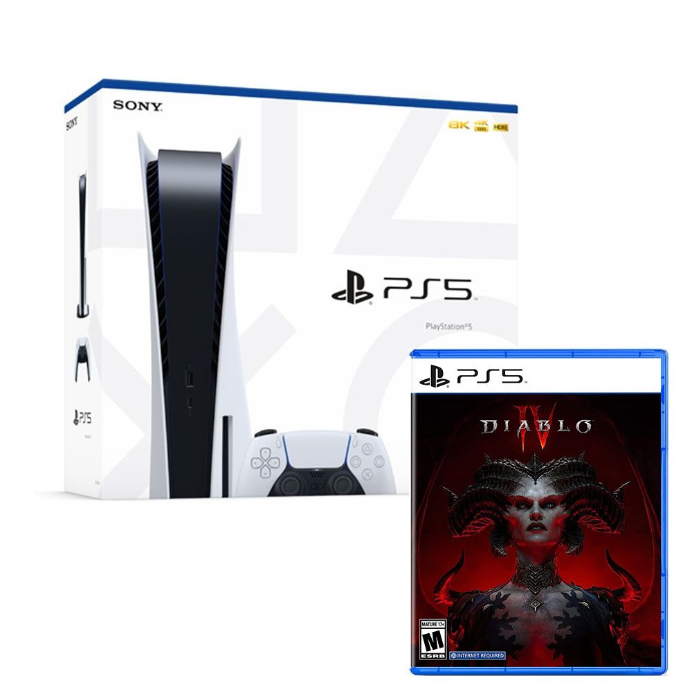 PlayStation 5《光碟版主機》+ 遊戲組- PChome 24h購物