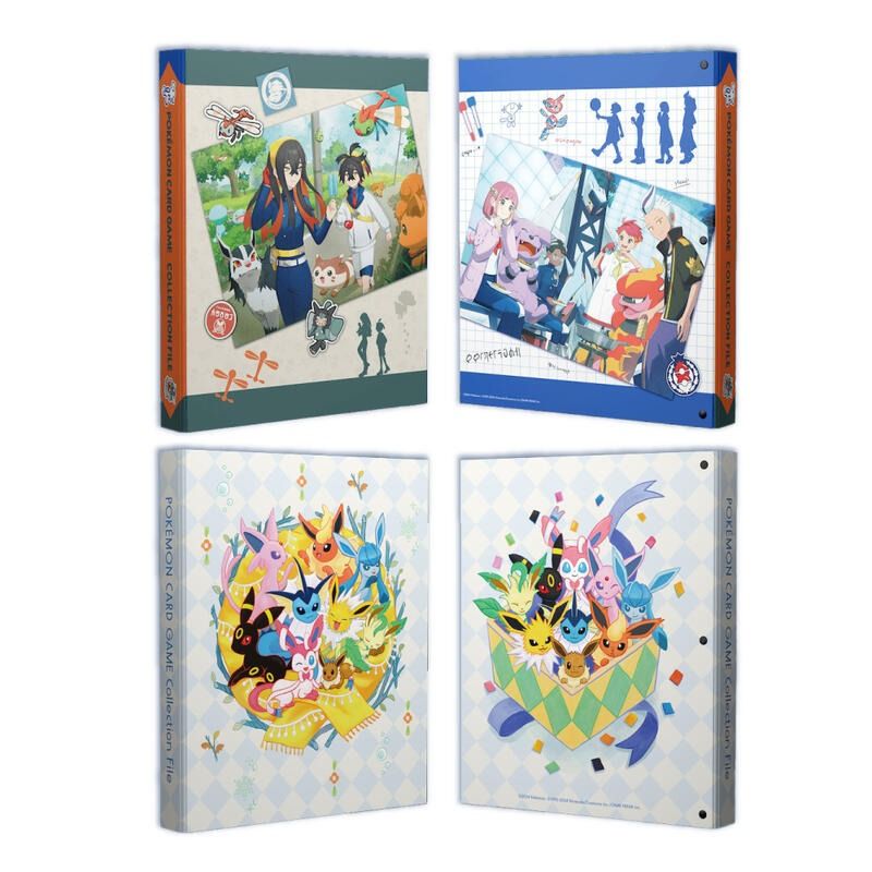 Pokémon 寶可夢 PTCG 寶可夢收藏卡冊 (伊布進化型+赤松&紫芋&納莉&杜若)