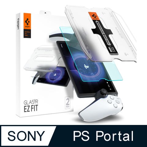 spigen Sony PlayStation Portal Remote player 玻璃保護貼(含快貼版)