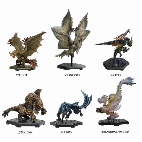 CAPCOM 【全套6入組】魔物獵人CFB 盒玩Plus BEST Vol.22、23、24 盒玩 精選輯