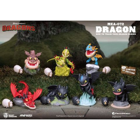 Beast Kingdom 野獸國 馴龍高手系列 盲盒套組 MEA-072 中盒6入