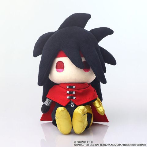 Square Enix 太空戰士7 FF7 重生 文森特 Q版坐姿布偶 娃娃 史克威爾