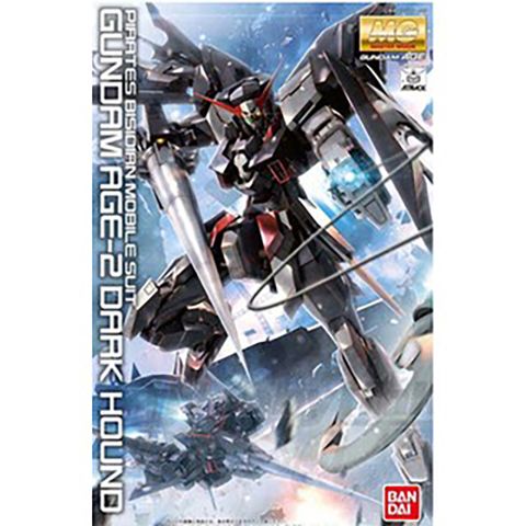 【 BANDAI 萬代】鋼彈AGE MG 1/100 GUNDAM DARK HOUND 黑獵犬鋼彈 可變形
