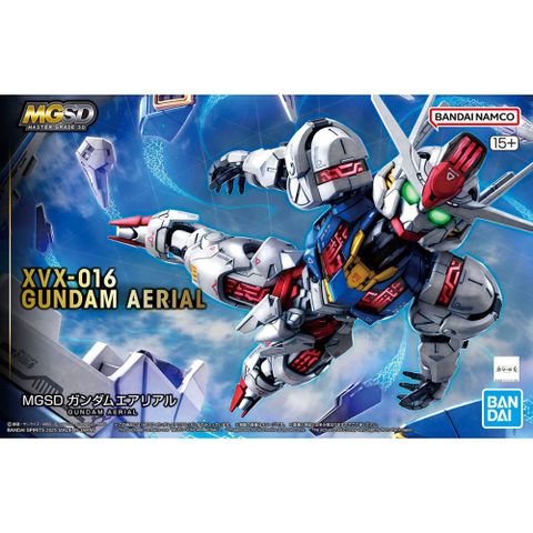 【 BANDAI 萬代】機動戰士鋼彈 水星的魔女 MGSD AERIAL GUNDAM 風靈鋼彈