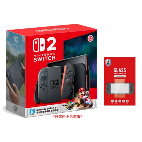 【Nintendo 任天堂】Switch 2 (NS2) 瑪利歐賽車世界盒裝主機(不含遊戲)