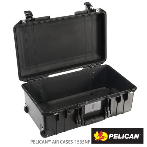 美國PELICAN 1535NF Air輪座拉桿超輕氣密箱-空箱黑