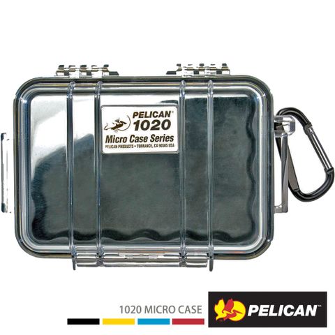 Pelican 派力肯 美國 1020 微型防水氣密箱-透明黑