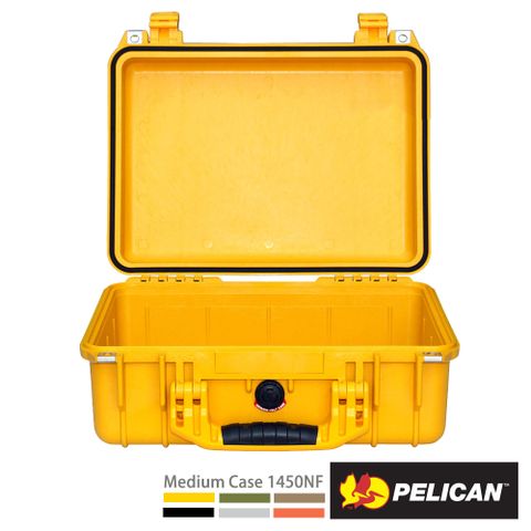 Pelican 派力肯 美國	 1450NF 氣密箱-空箱黃