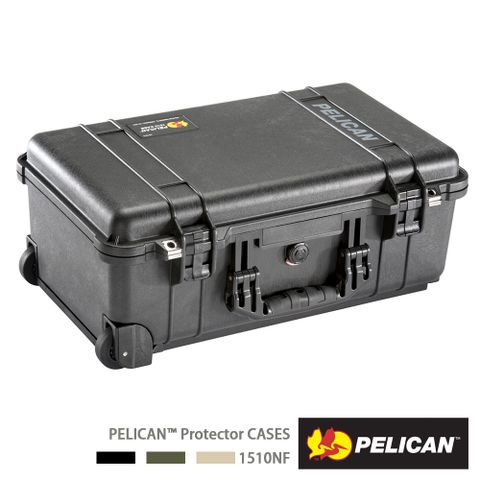 Pelican 派力肯 美國 1510 輪座拉桿氣密箱-空箱黑