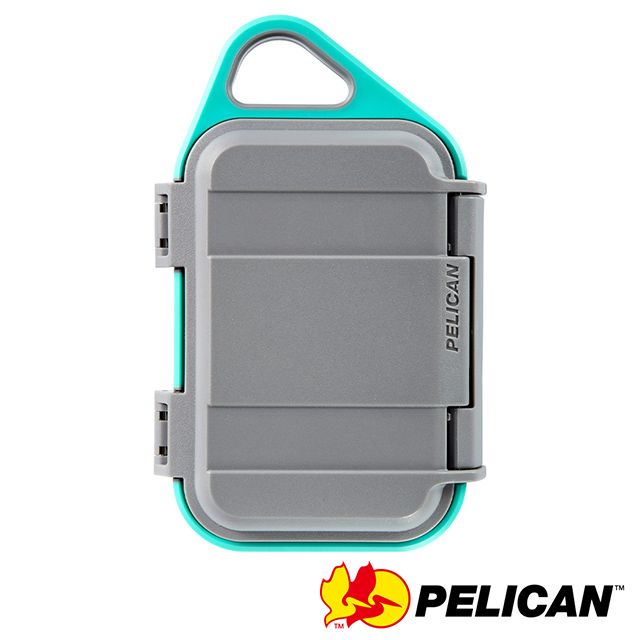 Pelican 派力肯 美國  G10 GOCASE 微型防水氣密箱-(灰綠)(PCGOG100-0000-GRY)