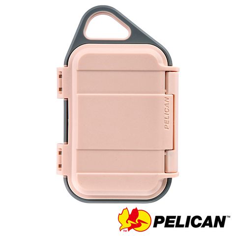 Pelican 派力肯 美國  G10 GOCASE 微型防水氣密箱-(粉灰)(PCGOG100-0000-PNK)