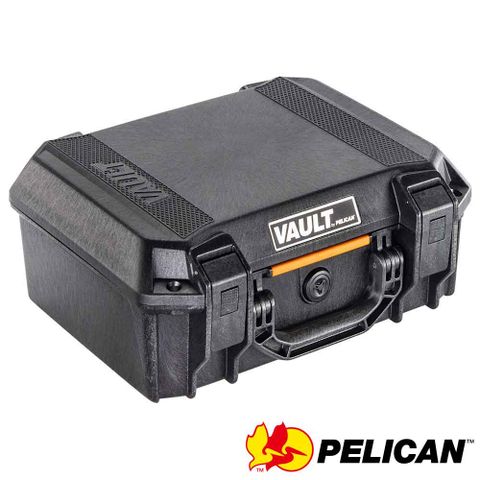 PELICAN V200C 氣密箱含泡棉-黑色