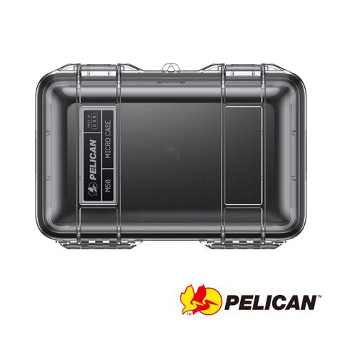 Pelican 派力肯 M50 微型防水盒-透明黑色