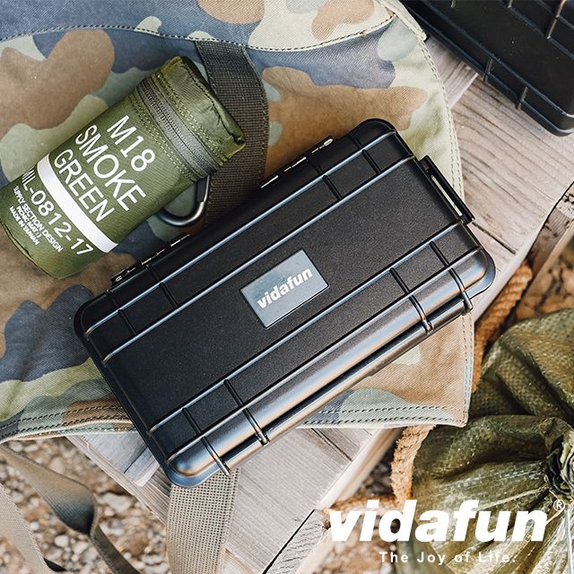 Vidafun  V06 防水耐撞收納盒 黑色